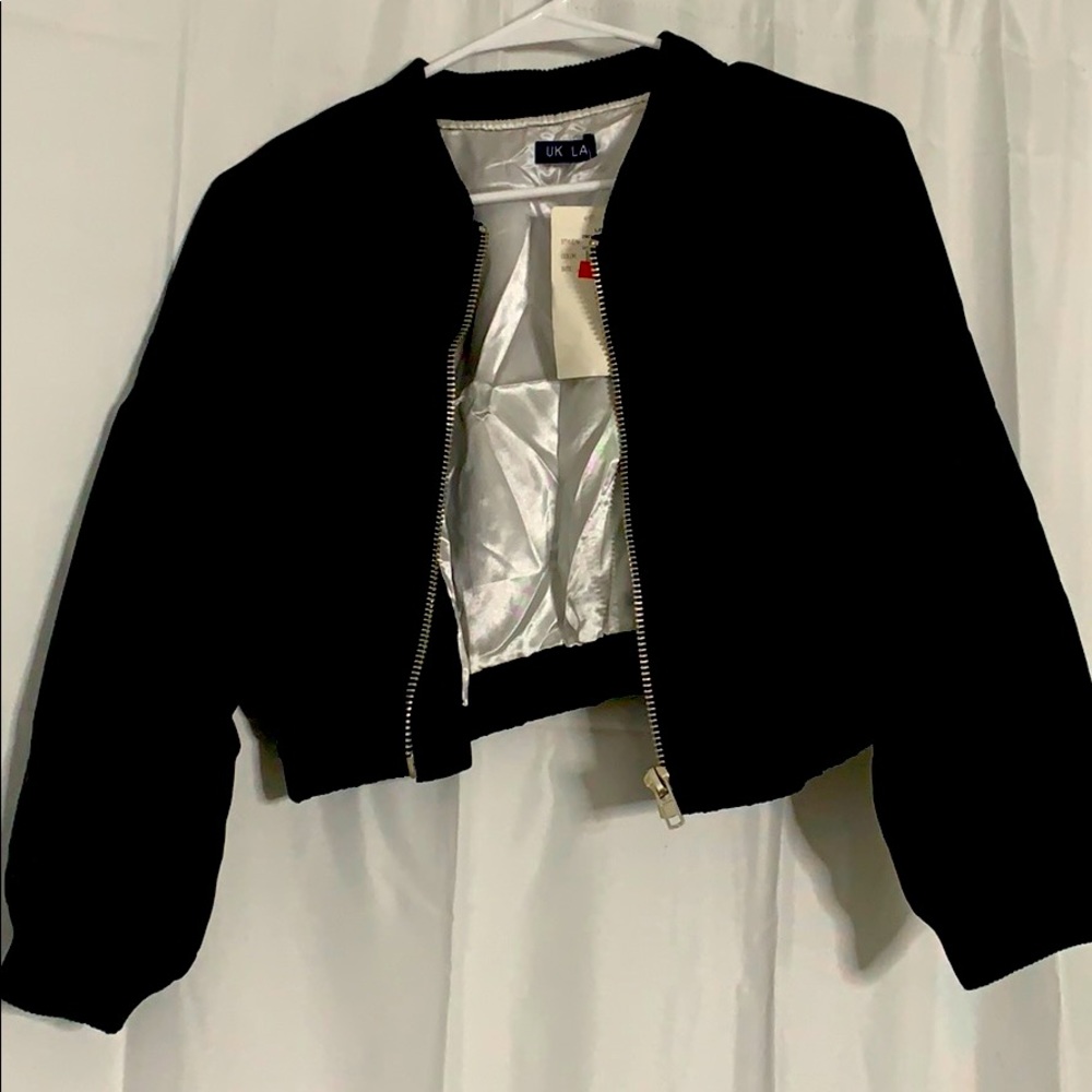 Crop Bomber Jacket